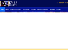 Tablet Screenshot of eventignition.com